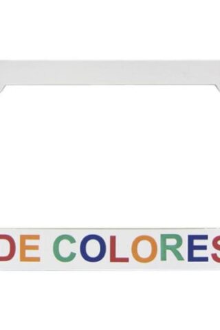 788200516384 De Colores Dove Butterfly License Plate Frame