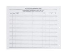 9780805480856 Church Membership Record Loose Leaf Sheets