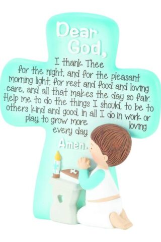 603799782876 Boy Teach Us To Pray Tabletop Cross