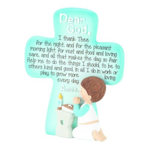 603799782876 Boy Teach Us To Pray Tabletop Cross