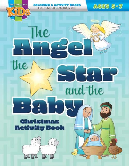 9781684344635 Angel The Star And The Baby Coloring And Activity Book Ages 5-7