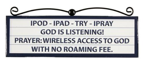 886083376597 Try IPray (Plaque)