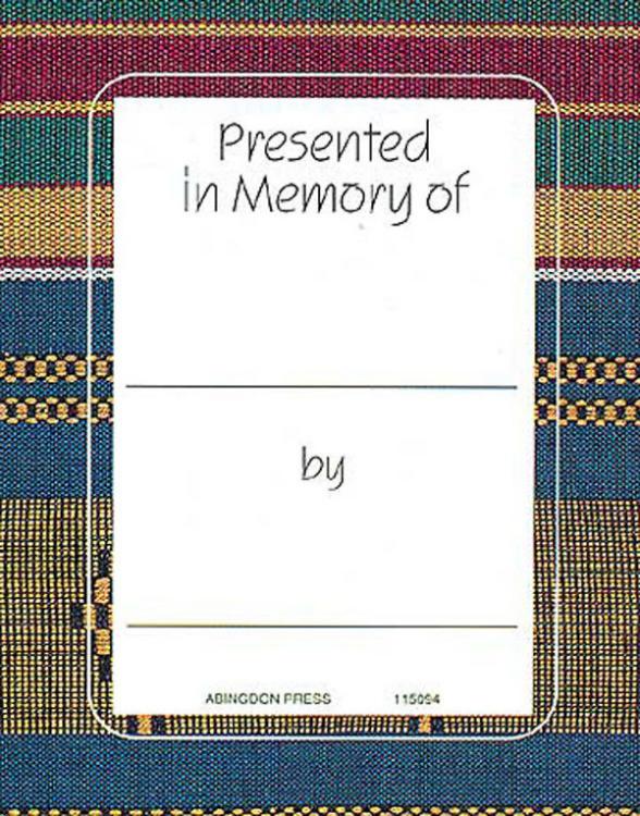 0687115094 Kente Presented In Memory Of By