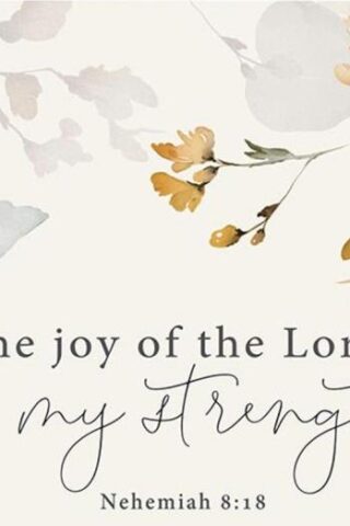 195002624580 Bloom Collection The Joy Of The Lord Is My Strength (Magnet)