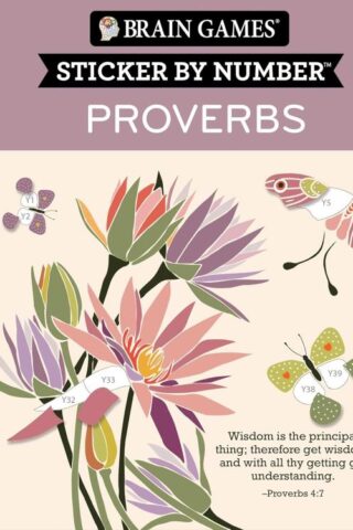 9781639387458 Sticker By Number Proverbs