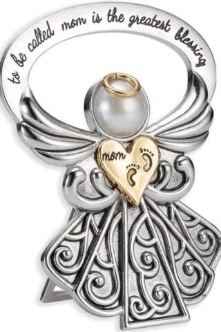 089945629644 Rhodium Besdie Angel Mom (Figurine)