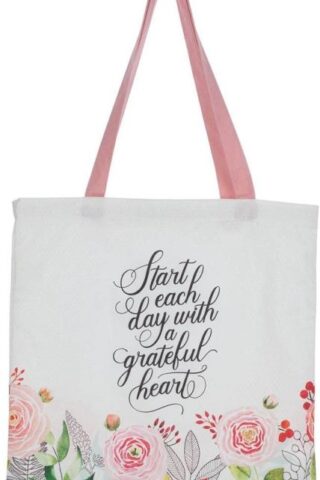 1220000371064 With Love Inspirational Women's Fashion Tote Bag: Start Each Day with a Grateful