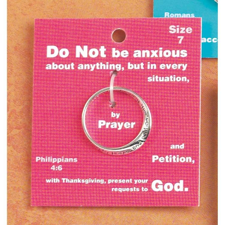 714611150961 InspiRing Philippians 4:6 (Size 7 Ring)
