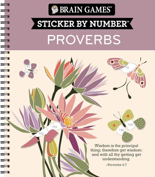 9781639387458 Sticker By Number Proverbs