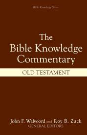 9780882078137 Bible Knowledge Commentary Old Testament