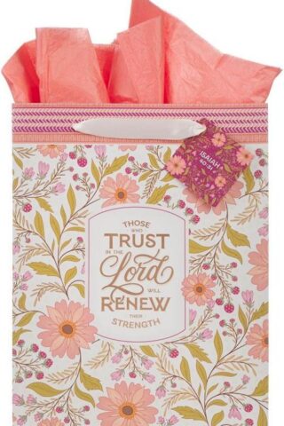 1220000721708 Large Portrait Inspirational Scripture Gift Bag