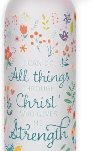 1220000328143 Reusable Frosted Glass Inspirational BPA-Free Water Bottle for Women: All Things
