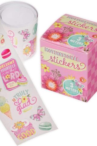 6006937177215 Multicolor Inspirational Scripture Faith-Based Sticker Roll for Girls: Over 200
