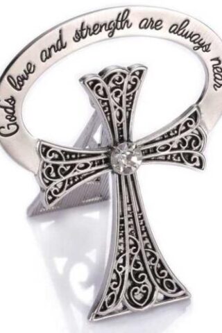 089945598360 Trust In God Crystal Bedside Cross