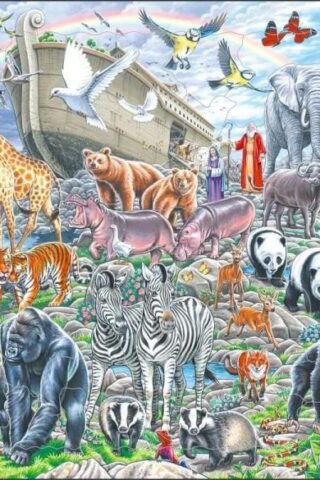 091683079131 Noahs Ark For Children 53 Piece (Puzzle)
