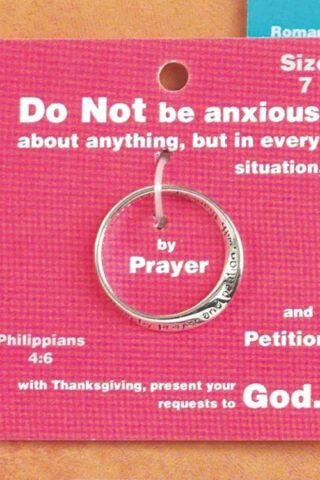 714611150961 InspiRing Philippians 4:6 (Size 7 Ring)