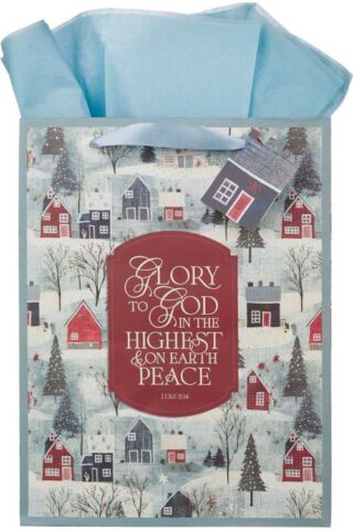1220000326972 Large Portrait Inspirational Christmas Gift Bag