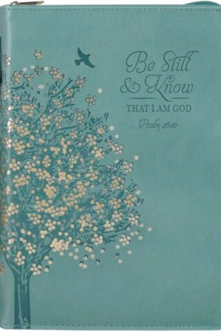 1220000326323 Fashion Vegan Leather Bible Cover for Women: Be Still & Know Inspirational Bible