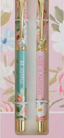1220000723153 Premium Inspirational Medium Ballpoint Pen Set for Women: Be Joyful Encouraging